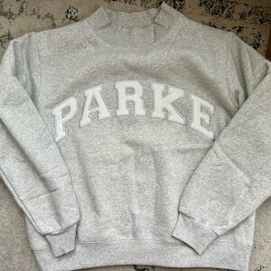 Parke Nostalgia Varsity Mockneck Classic Grey + White